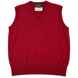 Vintage Mark Shale McGeorge 100% Lambswool Sweater Vest Scotland Size 42